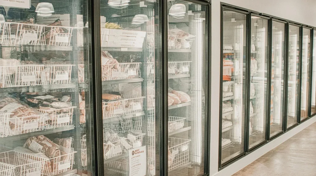 food truths about frozen foods shown through organized freezer staples