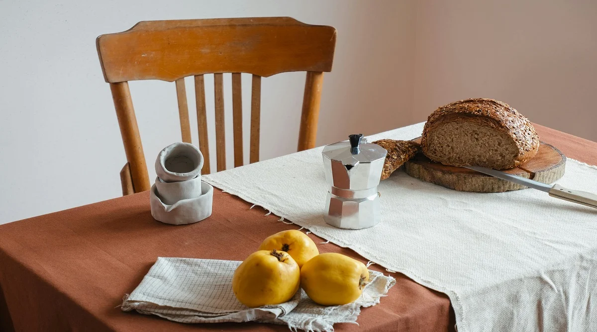 food truths shown through simple everyday foods on a kitchen table