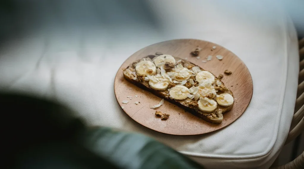 food picks for a filling breakfast with banana peanut butter toast and yogurt