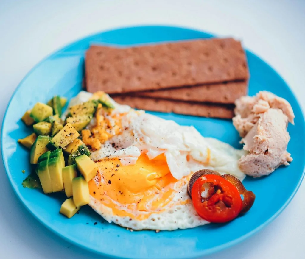 Weekly meal plan with repeated simple meals