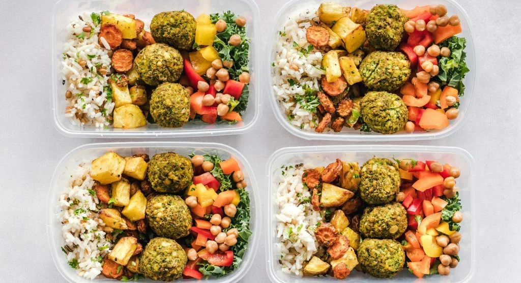 Simple weekly meal plan with repeated meals