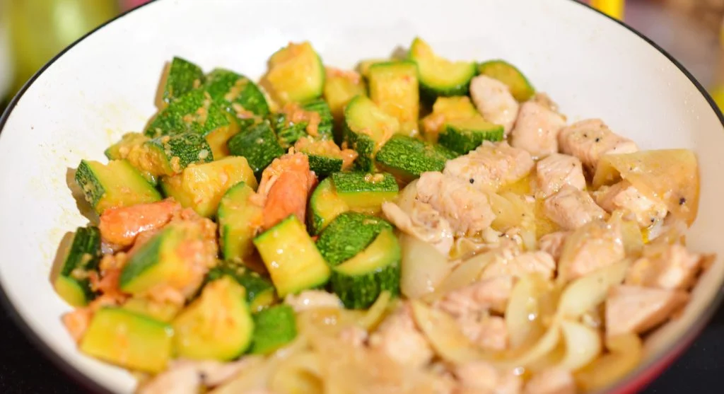 healthy meal prepared quickly