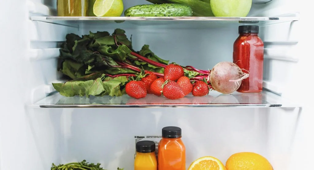 Fridge storage of weekend meal leftovers